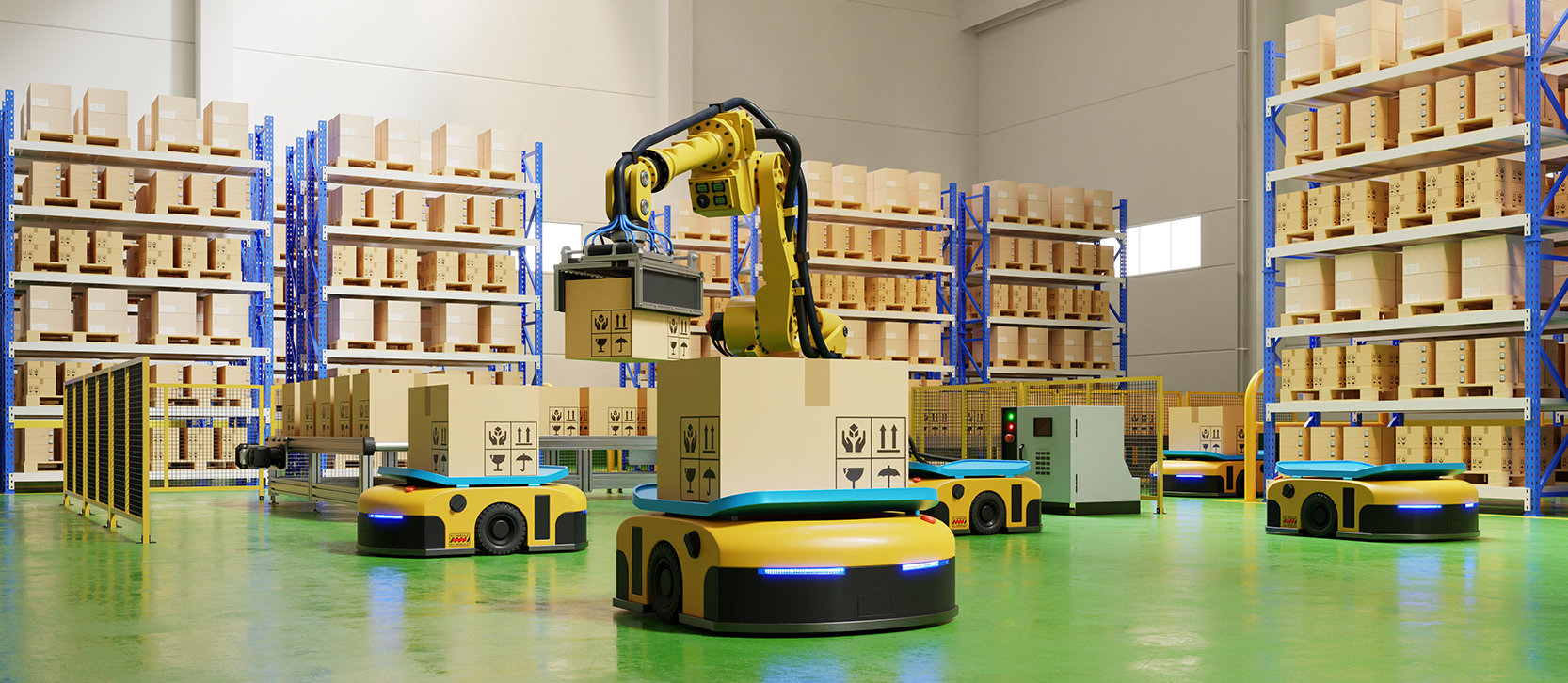 AGV'ler ve Robotik AGV